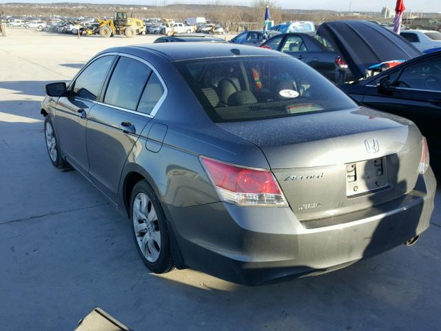 1HGCP2F86AA148555 - 2010 HONDA ACCORD EXL GRAY photo 3