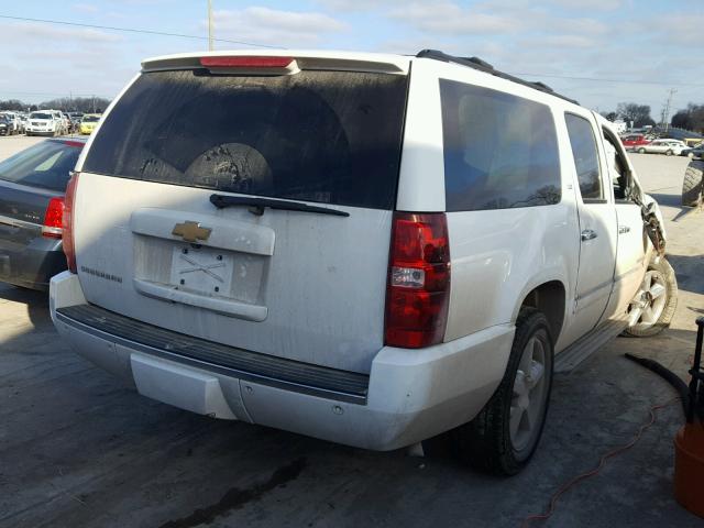 1GNSKKE77DR199030 - 2013 CHEVROLET SUBURBAN K WHITE photo 4