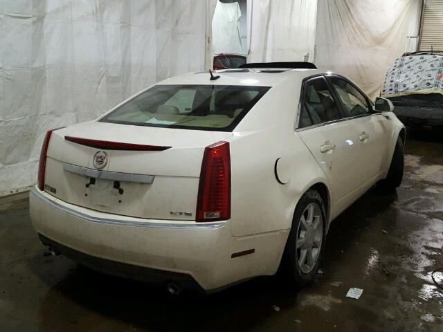 1G6DF577X80165701 - 2008 CADILLAC CTS WHITE photo 4