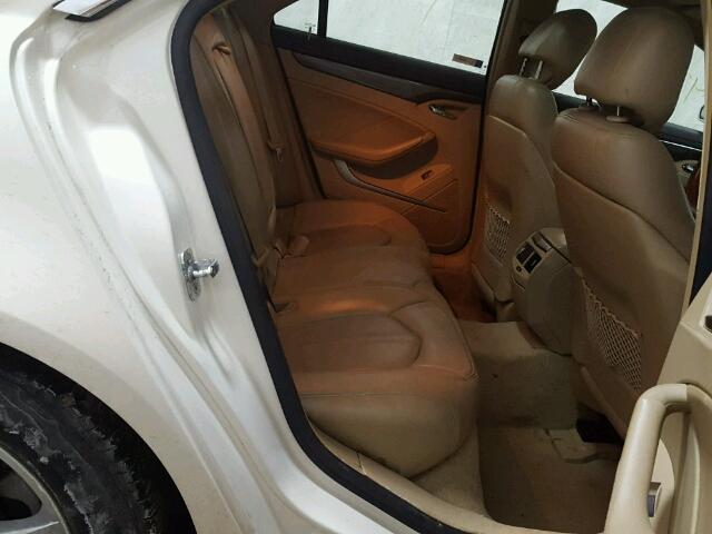 1G6DF577X80165701 - 2008 CADILLAC CTS WHITE photo 6