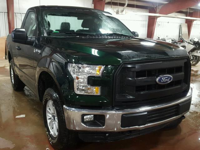 1FTMF1E85GFD18594 - 2016 FORD F150 GREEN photo 1