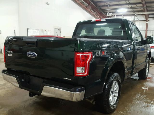 1FTMF1E85GFD18594 - 2016 FORD F150 GREEN photo 4