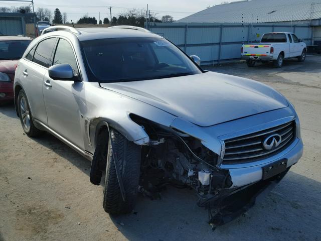 JN8CS1MW4EM413412 - 2014 INFINITI QX70 SILVER photo 1