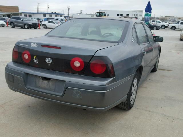 2G1WF52E459112174 - 2005 CHEVROLET IMPALA 灰色 照片 4