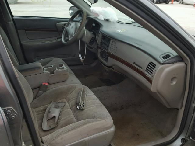 2G1WF52E459112174 - 2005 CHEVROLET IMPALA GRAY photo 5