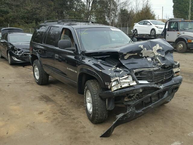 1B4HS28Z4YF189902 - 2000 DODGE DURANGO BLACK photo 1