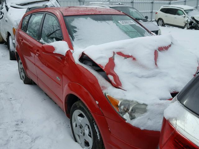 5Y2SL63855Z476039 - 2005 PONTIAC VIBE RED photo 1