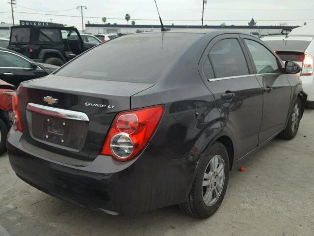 1G1JC5SG0D4218269 - 2013 CHEVROLET SONIC BLACK photo 4