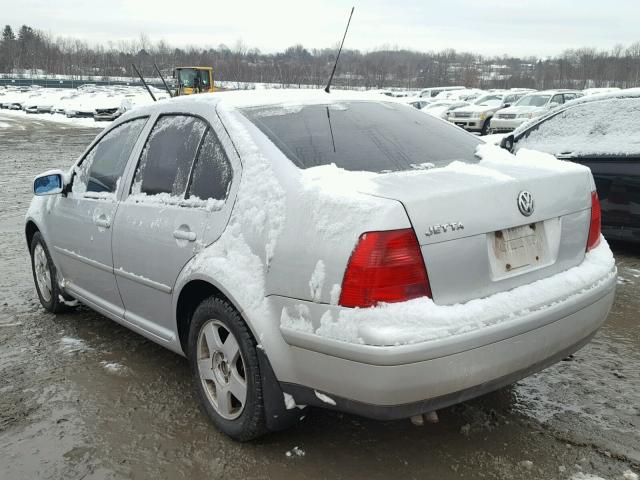 3VWST29M91M026822 - 2001 VOLKSWAGEN JETTA GLS SILVER photo 3