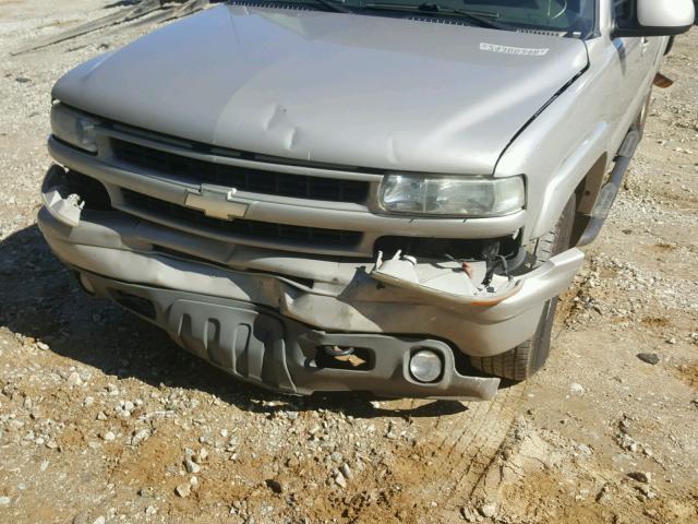 3GNEC16ZX6G122028 - 2006 CHEVROLET SUBURBAN C TAN photo 9