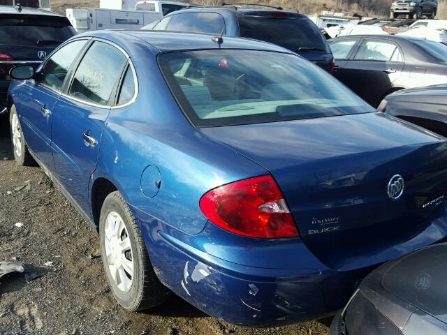 2G4WC582561144043 - 2006 BUICK LACROSSE C BLUE photo 3