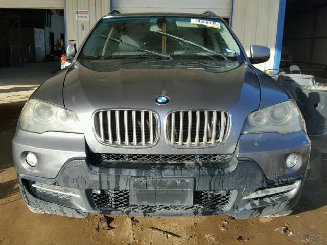 4USFE83597LY66638 - 2007 BMW X5 4.8I GRAY photo 9