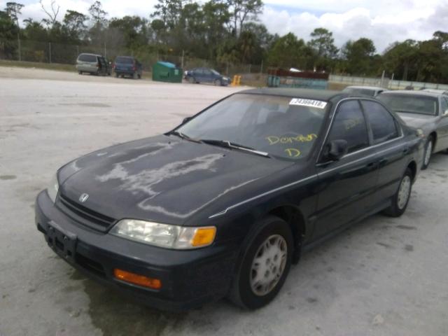 1HGCD5632SA063177 - 1995 HONDA ACCORD LX BLUE photo 2