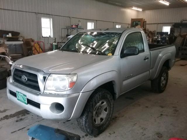 5TEPX42N85Z073246 - 2005 TOYOTA TACOMA SILVER photo 2