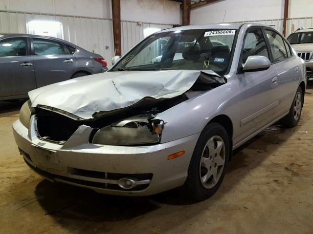 KMHDN46D15U141398 - 2005 HYUNDAI ELANTRA GL SILVER photo 2