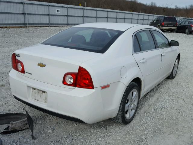 1G1ZA5E03CF390838 - 2012 CHEVROLET MALIBU LS WHITE photo 4