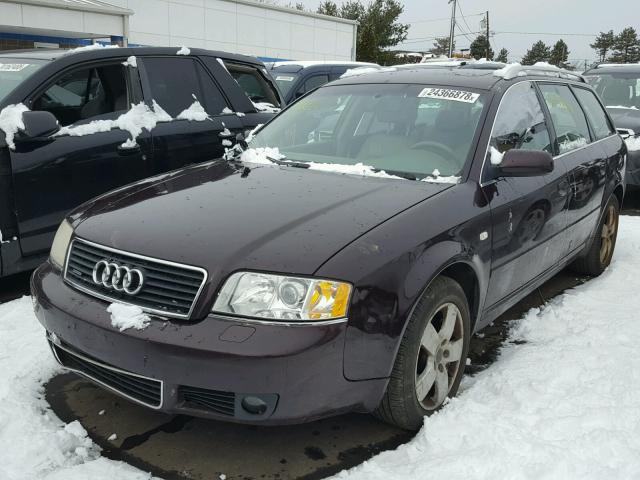 WAUVT64B14N091281 - 2004 AUDI A6 3.0 AVA MAROON photo 2