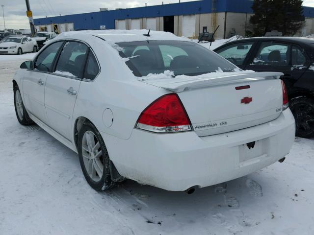 2G1WC5E3XD1182150 - 2013 CHEVROLET IMPALA LTZ WHITE photo 3