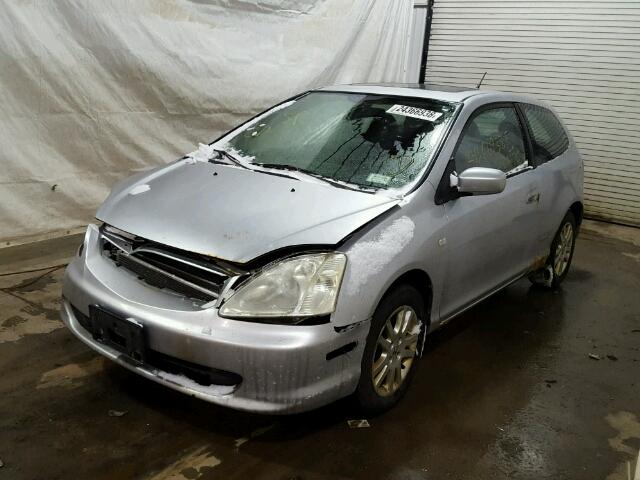 SHHEP33592U304912 - 2002 HONDA CIVIC SI SILVER photo 2