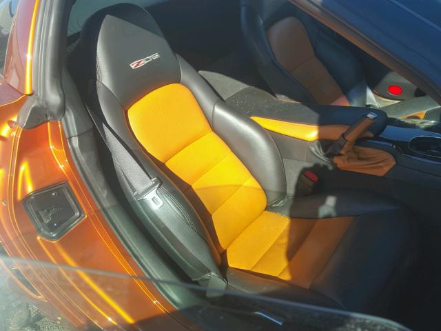 1G1YY26E275121421 - 2007 CHEVROLET CORVETTE Z ORANGE photo 6