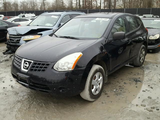 JN8AS58V99W186518 - 2009 NISSAN ROGUE S BLACK photo 2