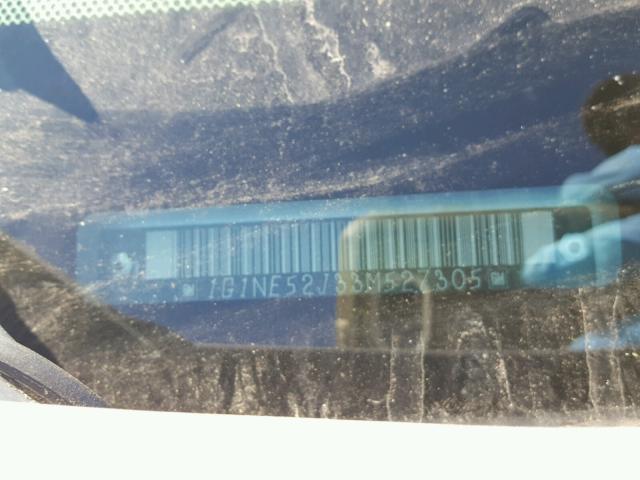 1G1NE52J33M527305 - 2003 CHEVROLET MALIBU LS ვერცხლისფერი ფოტო 10