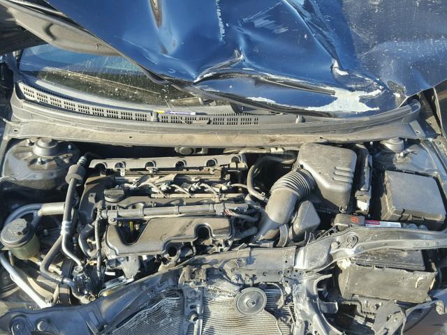 KNAFU6A24A5238887 - 2010 KIA FORTE EX BLACK photo 7