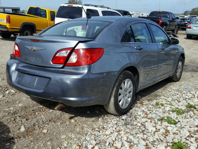 1C3LC46K28N186583 - 2008 CHRYSLER SEBRING LX BLUE photo 4