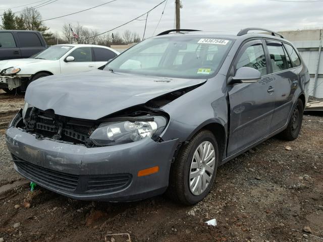 3VWPZ7AJ9BM600338 - 2011 VOLKSWAGEN JETTA S CHARCOAL photo 2