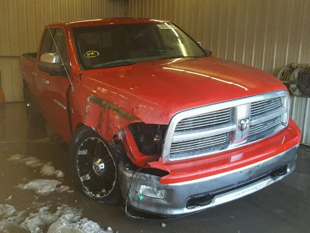 1C6RD7GT0CS210540 - 2012 DODGE RAM 1500 S RED photo 1