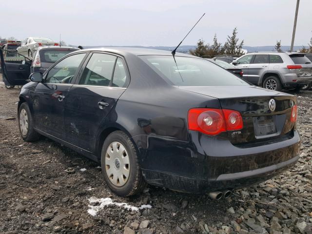 3VWGF71K77M159558 - 2007 VOLKSWAGEN JETTA BLACK photo 3