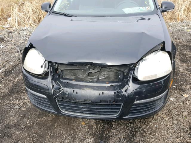 3VWGF71K77M159558 - 2007 VOLKSWAGEN JETTA BLACK photo 9