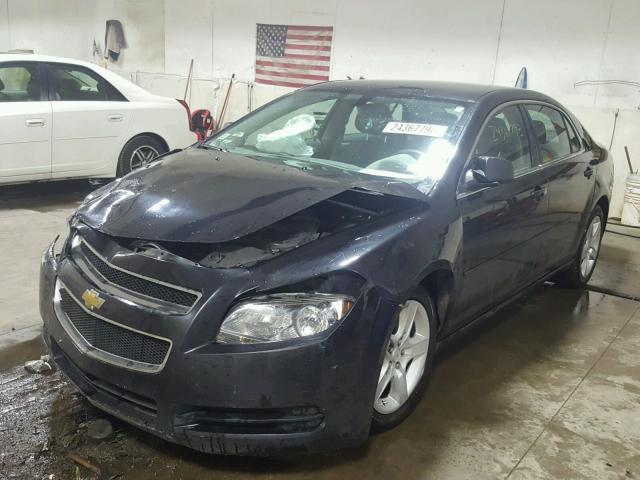 1G1ZA5E14BF366409 - 2011 CHEVROLET MALIBU LS BLACK photo 2