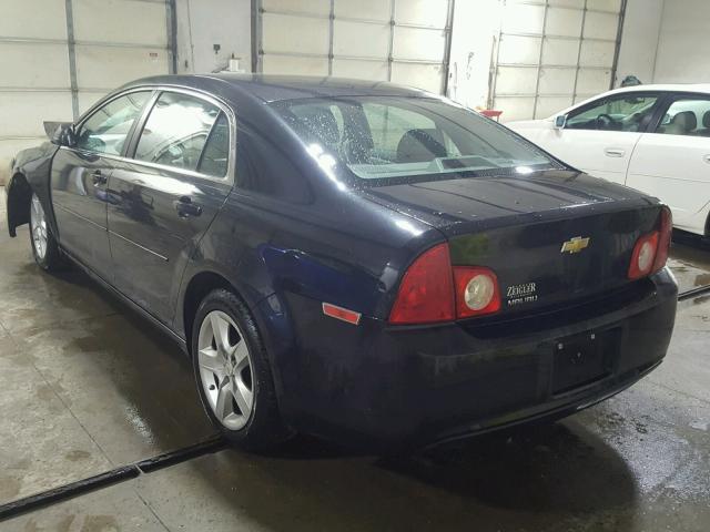 1G1ZA5E14BF366409 - 2011 CHEVROLET MALIBU LS BLACK photo 3