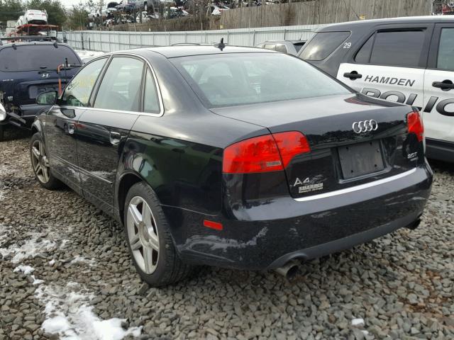 WAUDF78E67A030226 - 2007 AUDI A4 2.0T QU BLUE photo 3