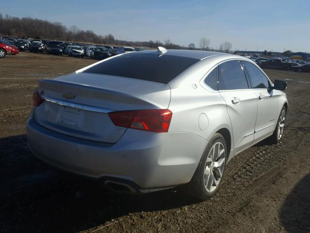 2G1145S33G9116962 - 2016 CHEVROLET IMPALA LTZ SILVER photo 4