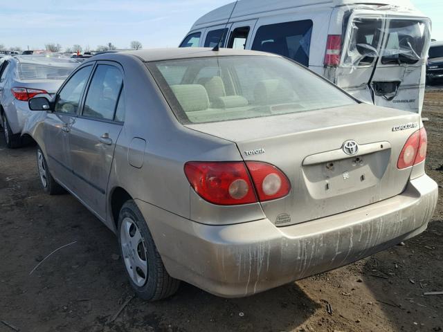 1NXBR32E08Z995341 - 2008 TOYOTA COROLLA CE TAN photo 3