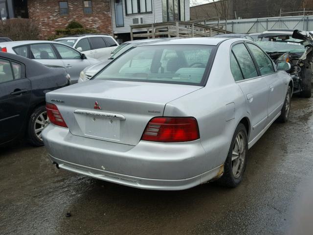 4A3AA46L8YE098264 - 2000 MITSUBISHI GALANT ES GRAY photo 4