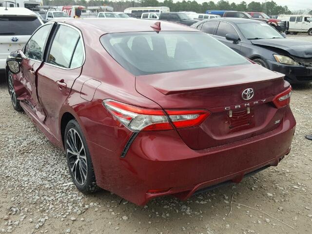 4T1B11HK7JU544776 - 2018 TOYOTA CAMRY L RED photo 3