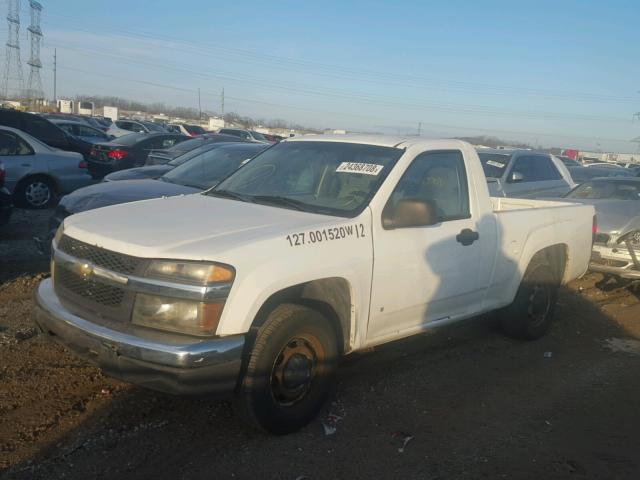 1GCCS149578246611 - 2007 CHEVROLET COLORADO WHITE photo 2