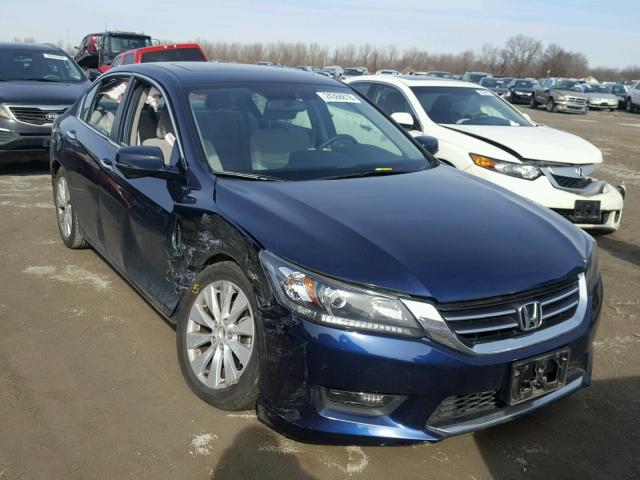 1HGCR2F76FA131232 - 2015 HONDA ACCORD EX BLUE photo 1