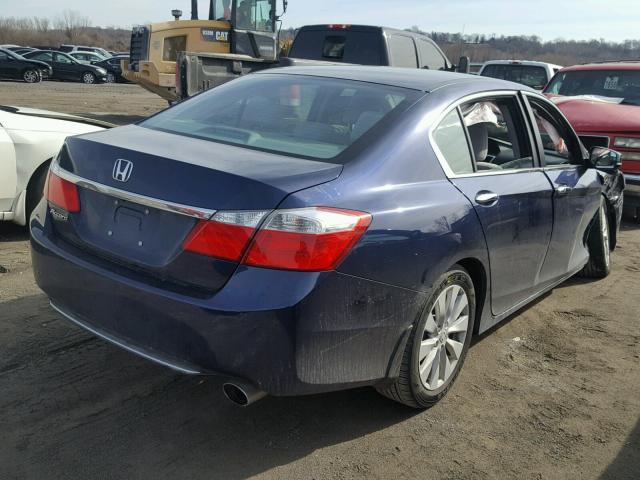 1HGCR2F76FA131232 - 2015 HONDA ACCORD EX BLUE photo 4