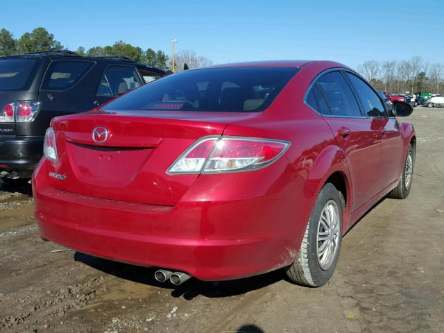 1YVHZ8BH1B5M08226 - 2011 MAZDA 6 I RED photo 4