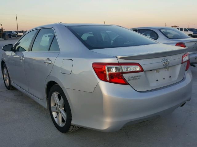 4T1BF1FK7EU397305 - 2014 TOYOTA CAMRY L SILVER photo 3