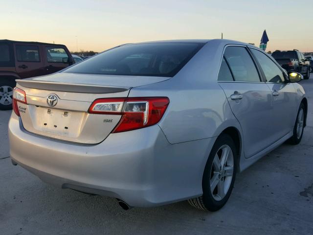 4T1BF1FK7EU397305 - 2014 TOYOTA CAMRY L SILVER photo 4