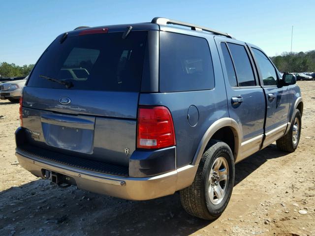 1FMDU74W72UA01344 - 2002 FORD EXPLORER E BLUE photo 4