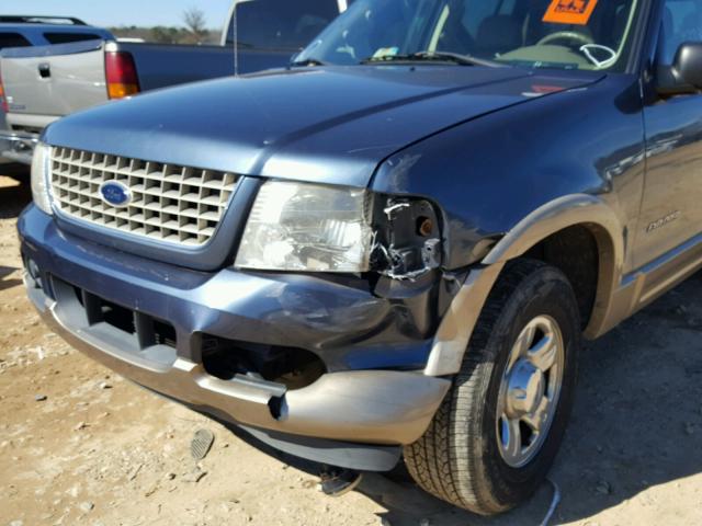 1FMDU74W72UA01344 - 2002 FORD EXPLORER E BLUE photo 9