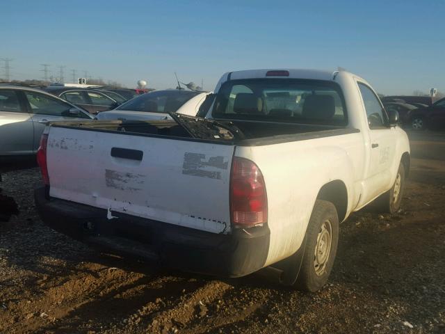 5TENX22N18Z550373 - 2008 TOYOTA TACOMA WHITE photo 4