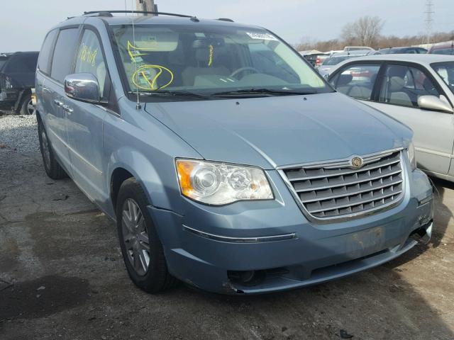 2A8HR64X48R826363 - 2008 CHRYSLER TOWN & COU TEAL photo 1