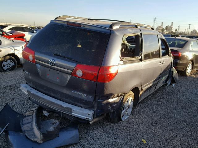 5TDZK23C59S227035 - 2009 TOYOTA SIENNA CE GREEN photo 4